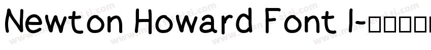 Newton Howard Font I字体转换